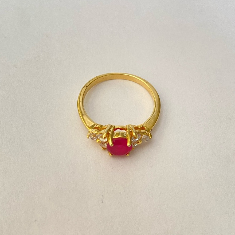 Gold Rings Ruby Ring Red Rings Ruby Gold Rings - image 5
